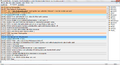 ClicksAndWhistles -niminen IRC-asiakasohjelma Windows 7:ssa. Clientin teksti-ikkunaa on jonkin verran modattu
